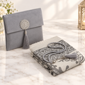 Coffret de prière musulman avec tapis, Tesbih et sac