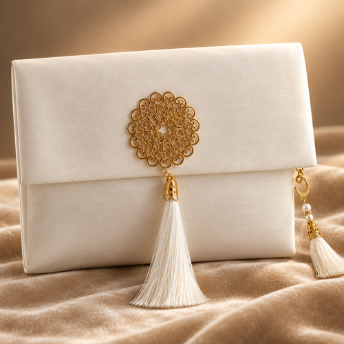 Coffret de prière musulman avec tapis, Tesbih et sac